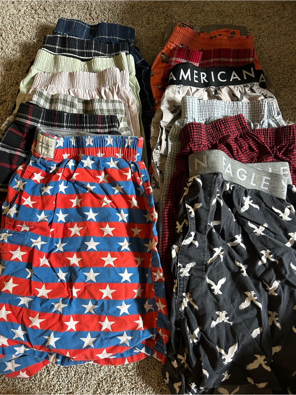 men’s medium boxers bundle